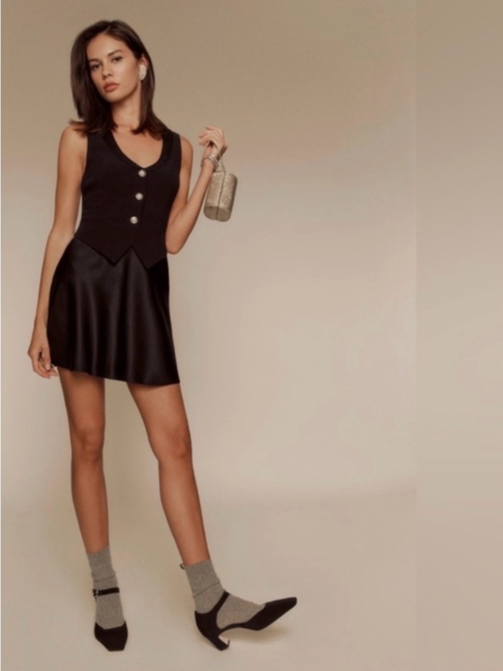 NWT Reformation Elaya Silk Dress
